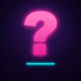 Decide It! app icon with a neon question mark