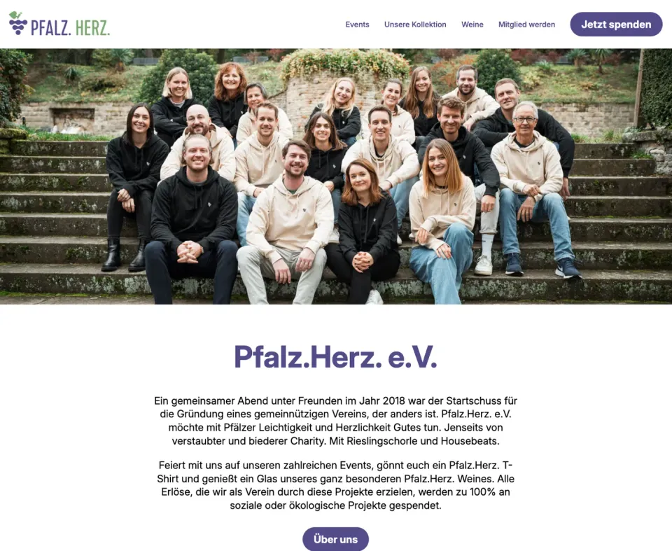 Pfalz.Herz website screenshot